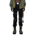 JULIUS 907PAM6-R Oxide / Rust Slim Biker Pants